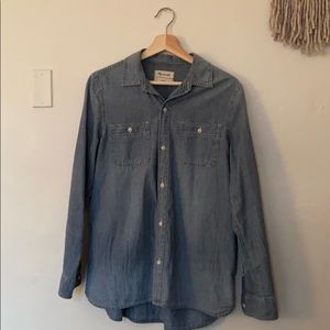 Madewell Oversized Chambray Denim Shirt